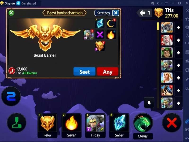 Beast Barrier Champion Gameplay Screenshot